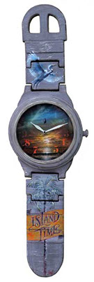 Island Time Wall Wrist Watch