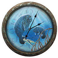 Life in the Slow Lane Manatee Clock