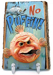 No Puffing Fish Sign