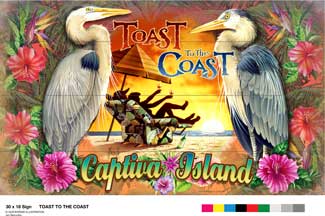 Toast to the Coast Captiva Sign