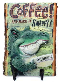 Coffee Alligator Sign